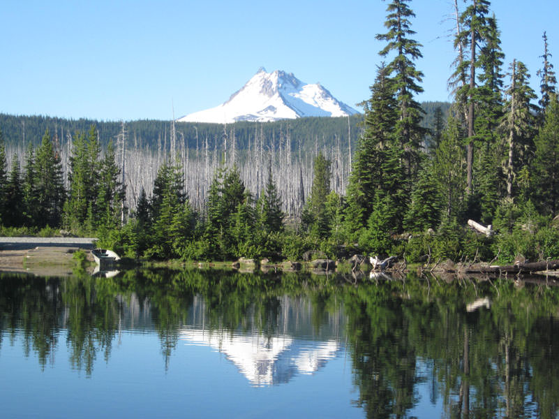 Peninsula Campground Olallie Lake Oregon