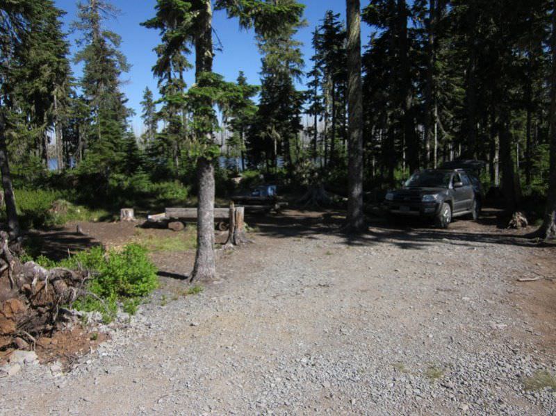 Peninsula Campground Olallie Lake Oregon