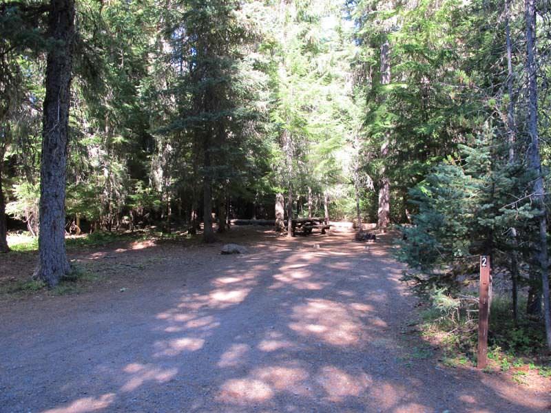 Little Crater Lake Campground, Mt. Hood National Forest - Oregon