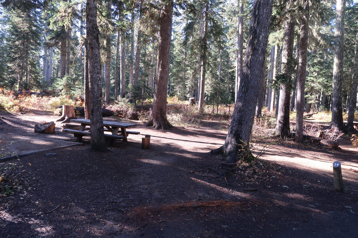 Takhlakh Lake Campground - Mount Adams, Washington, Gifford Pinchot