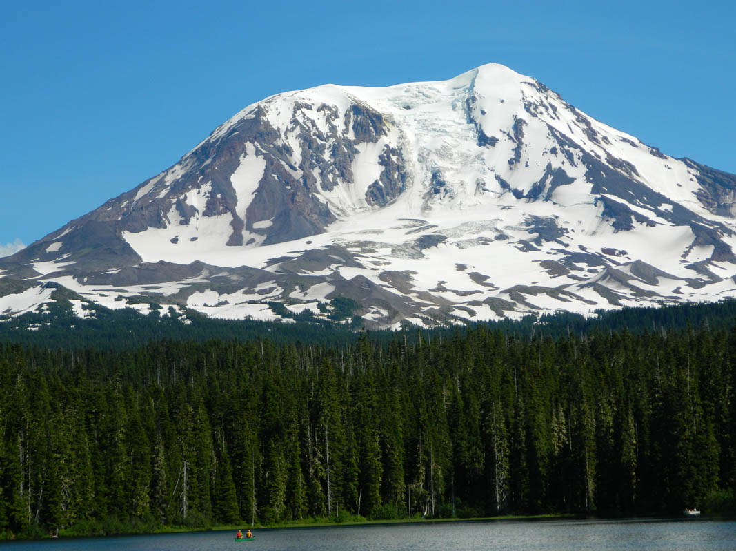 camping at mt adams