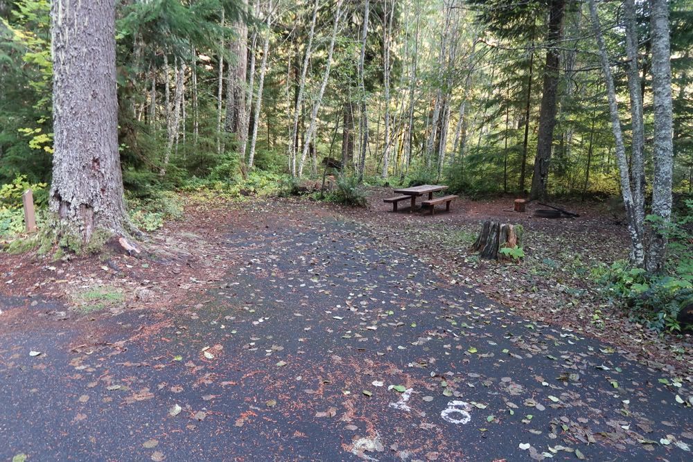 Adams Fork Campground - Gifford Pinchot National Forest, Washington