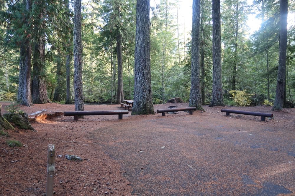 Adams Fork Campground - Gifford Pinchot National Forest, Washington