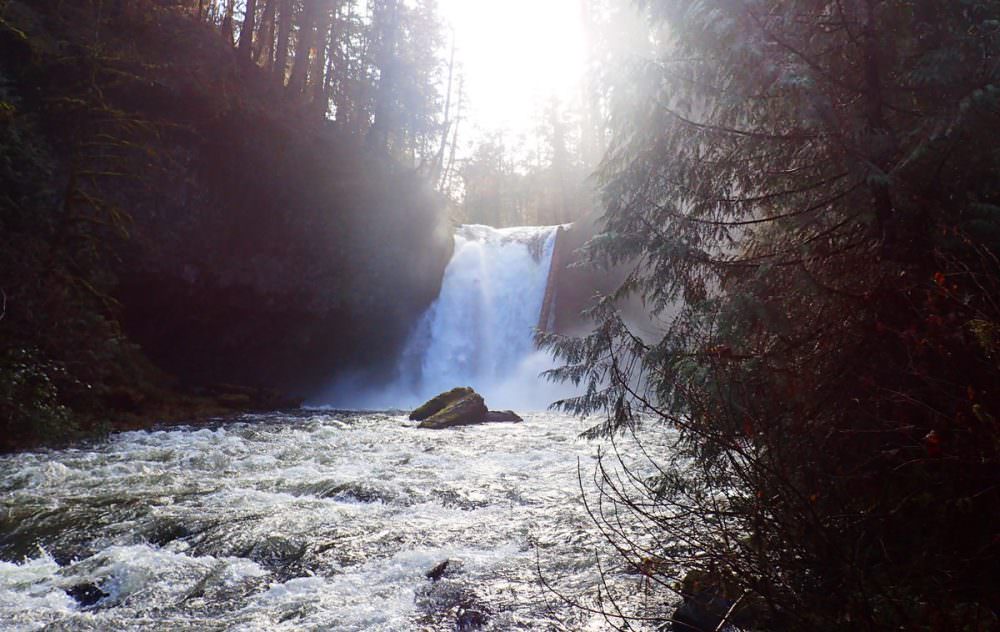 Lower Clackamas Falls - South Fork Clackamas Creek, Oregon