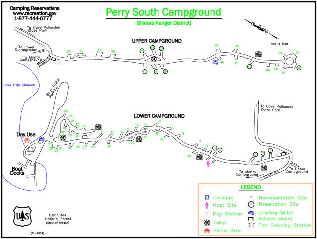 Perry South Campground - Lake Billy Chinook, Central Oregon