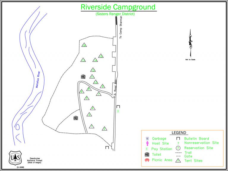 Riverside Campground - Metolius River, Central Oregon