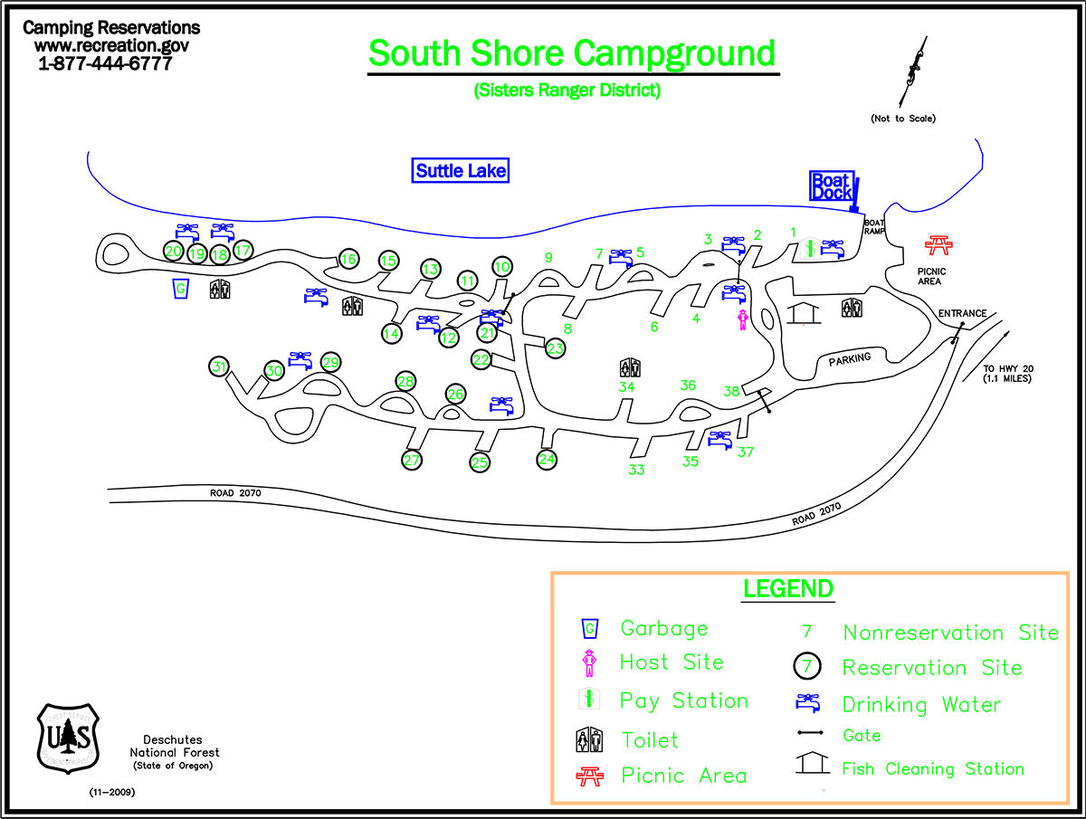 South Shore Campground - Suttle Lake, Central Oregon