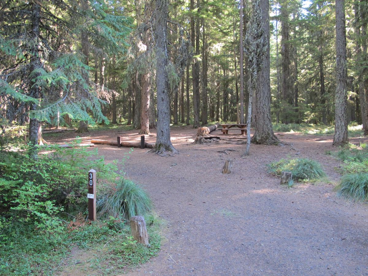 Oak Fork Campground Timothy Lake, Oregon - Mt. Hood National Forest